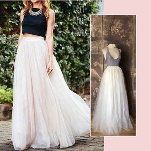 Gorgeous Maxi Tulle Skirt